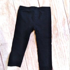 Baby Jay black leggings sz 2T